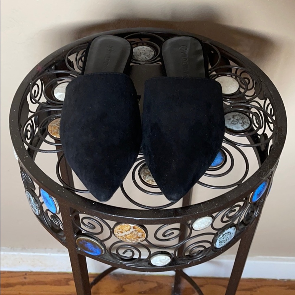 Black Mule Slides Size 6 - Brand New